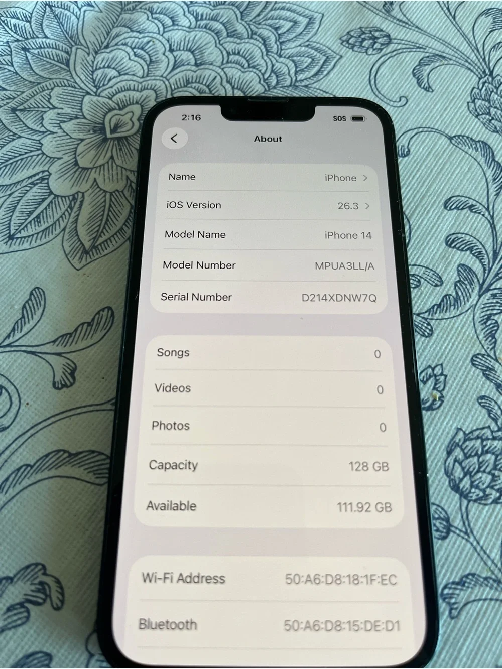 Apple iPhone 14 in Black Glass Finish